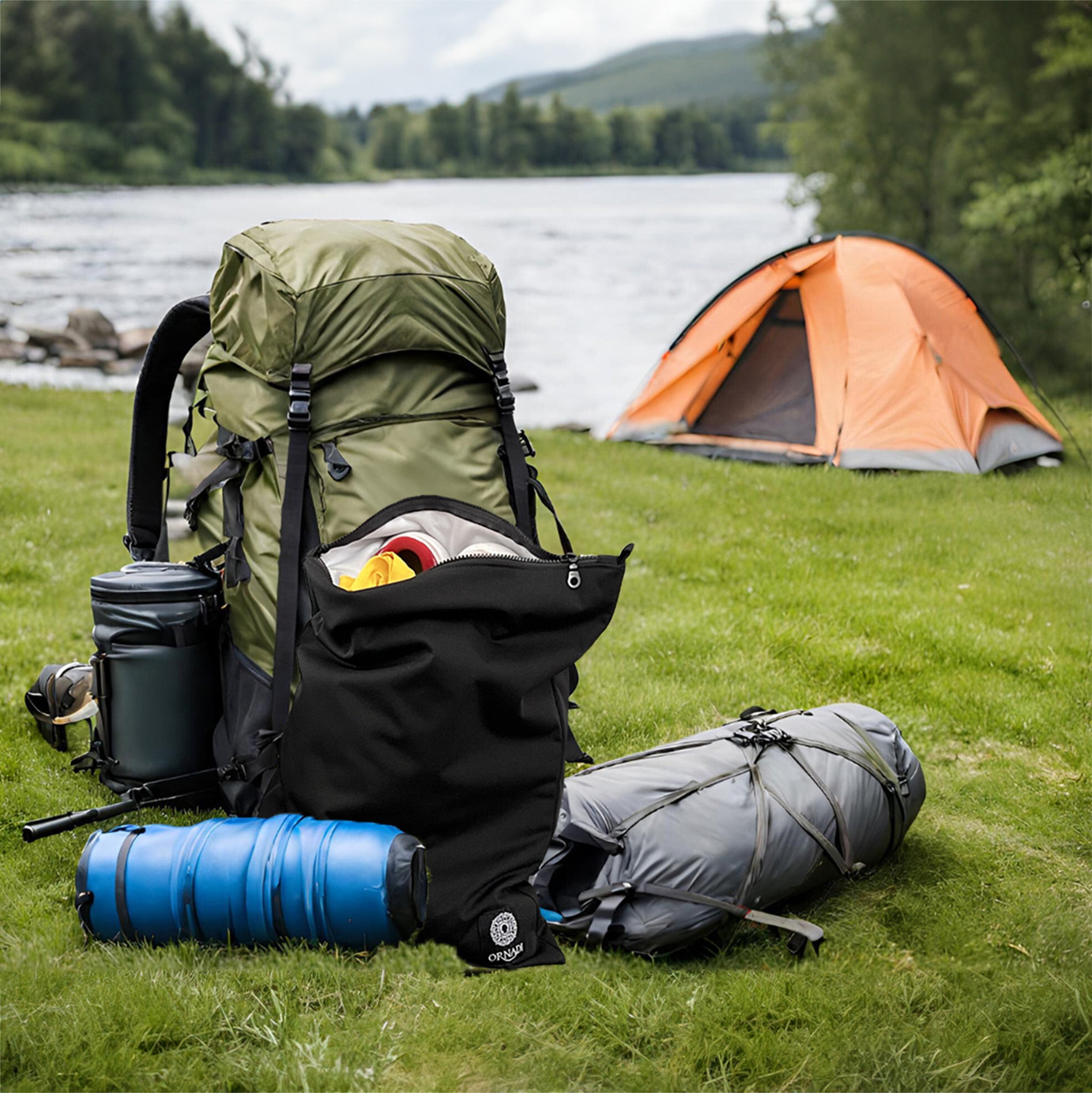 Best Camping Hiking Laundry Bag for Easy Outdoor Adventures Ornadi
