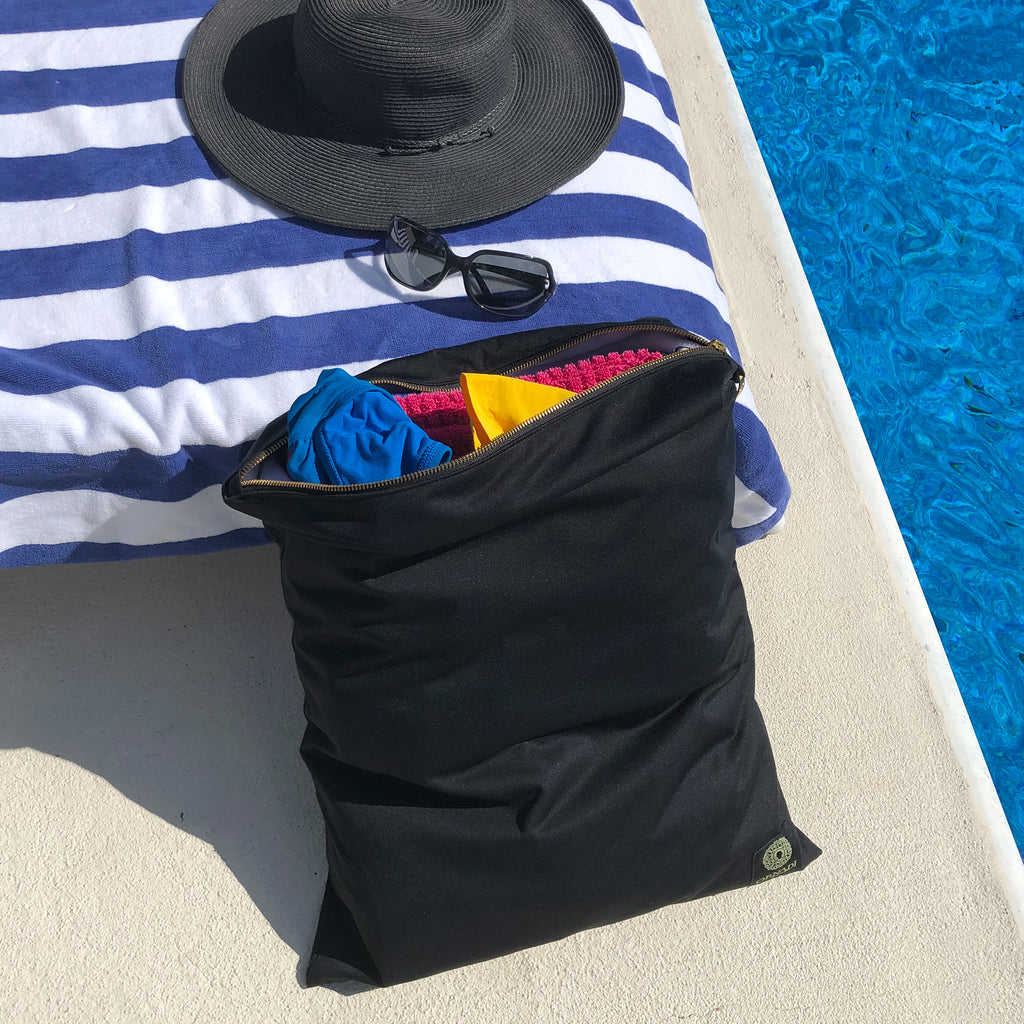 wet swimsuit and towel bag Ornadi pool waterproof antimicrobial pool beach bag 